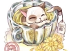 Фото: Хризантемовая чай-кошка.